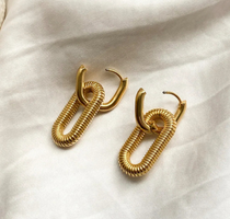 Twin Gold Hoops