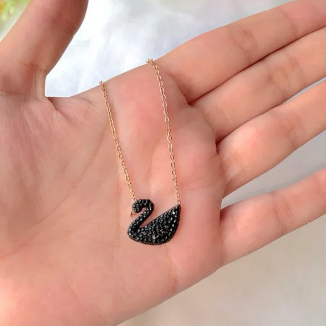 Black Swan Necklace